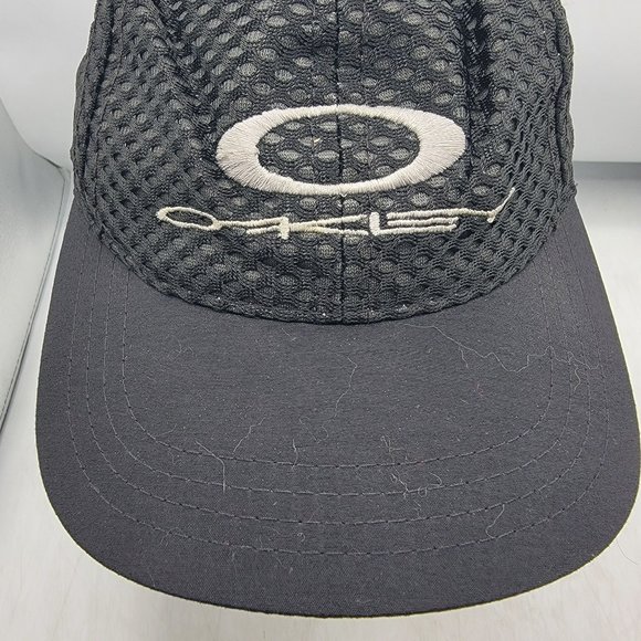Vintage Oakley Made In The USA Hat Cap Adjustable Comfort Lightweight Casual - Picture 5 of 10